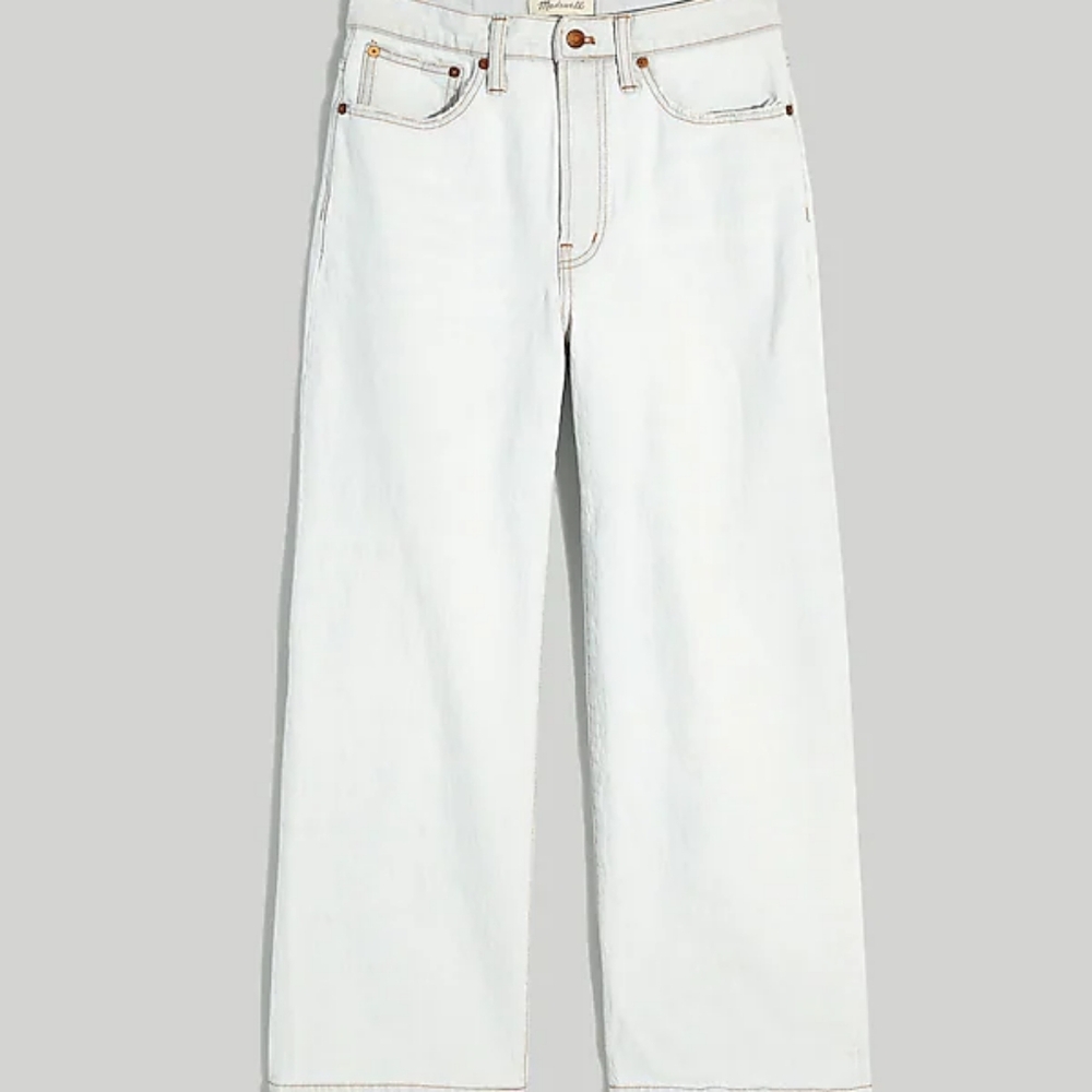 The Perfect Vintage Wide-Leg Crop Jean in Edmunds Wash